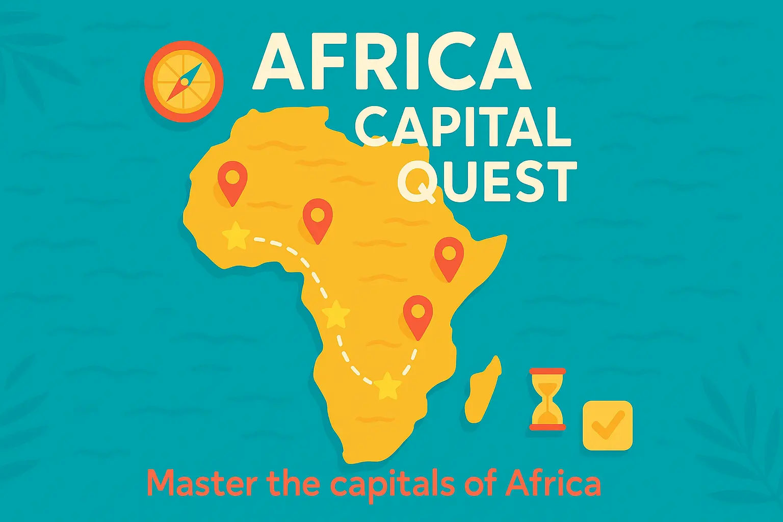 🌍 Afrikas Hovedsteder Quiz!