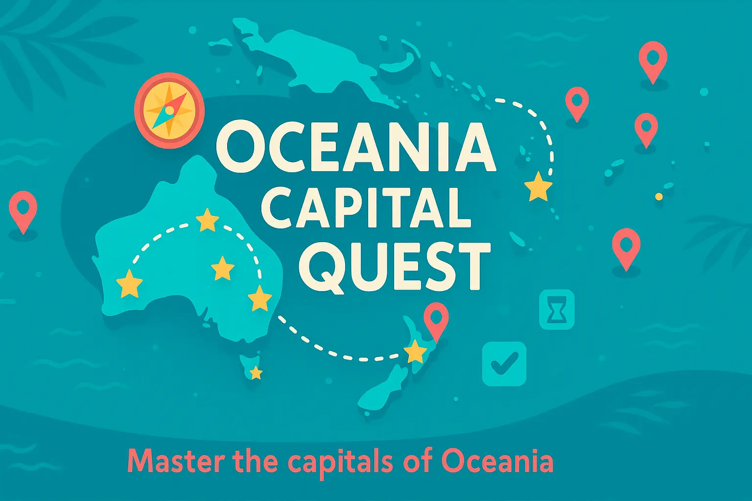 🏝️ Oceanien Hovedstad Udfordring!