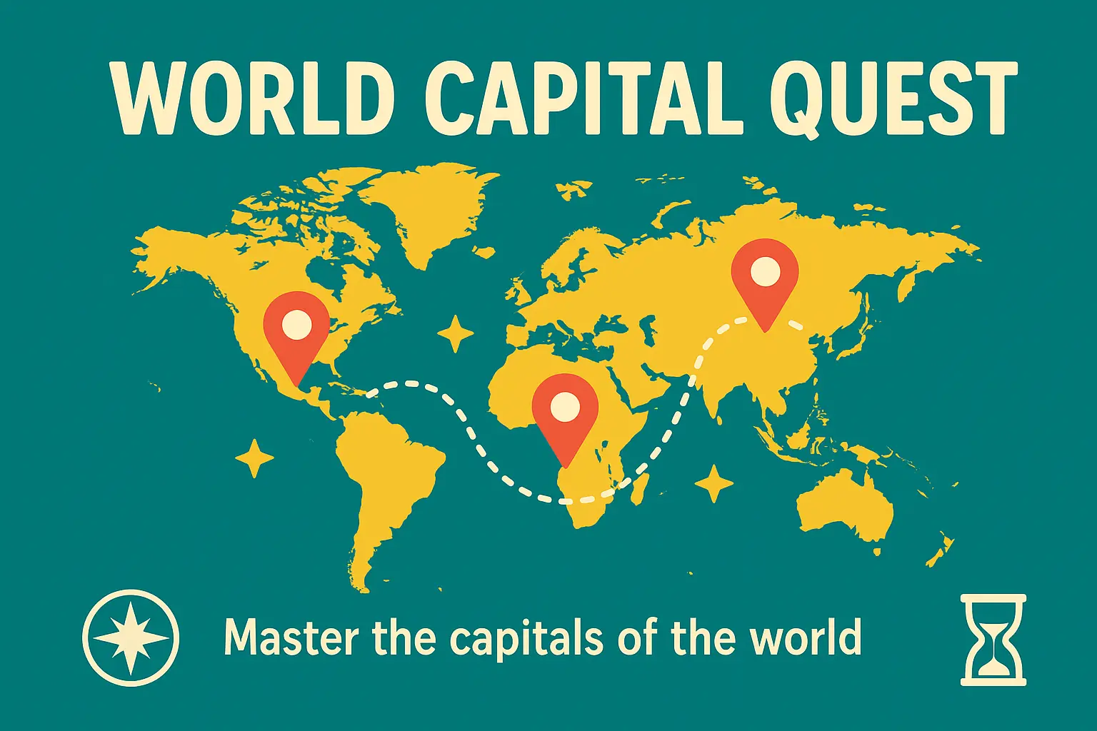🌍 Verdens Hovedsteder Quiz!