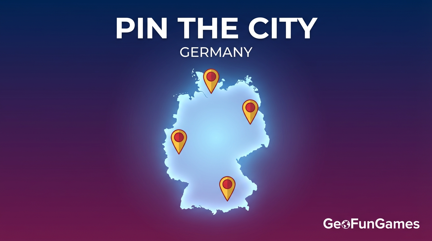 Deutsche Städte Quiz - Wo liegt welche Stadt in Deutschland? Erdkunde-Spiel