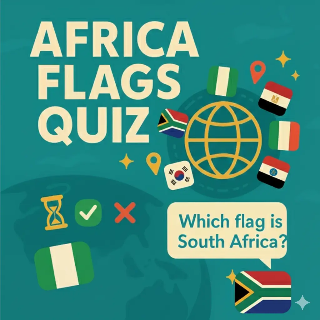 🌍 Afrikas Flagg Quiz!