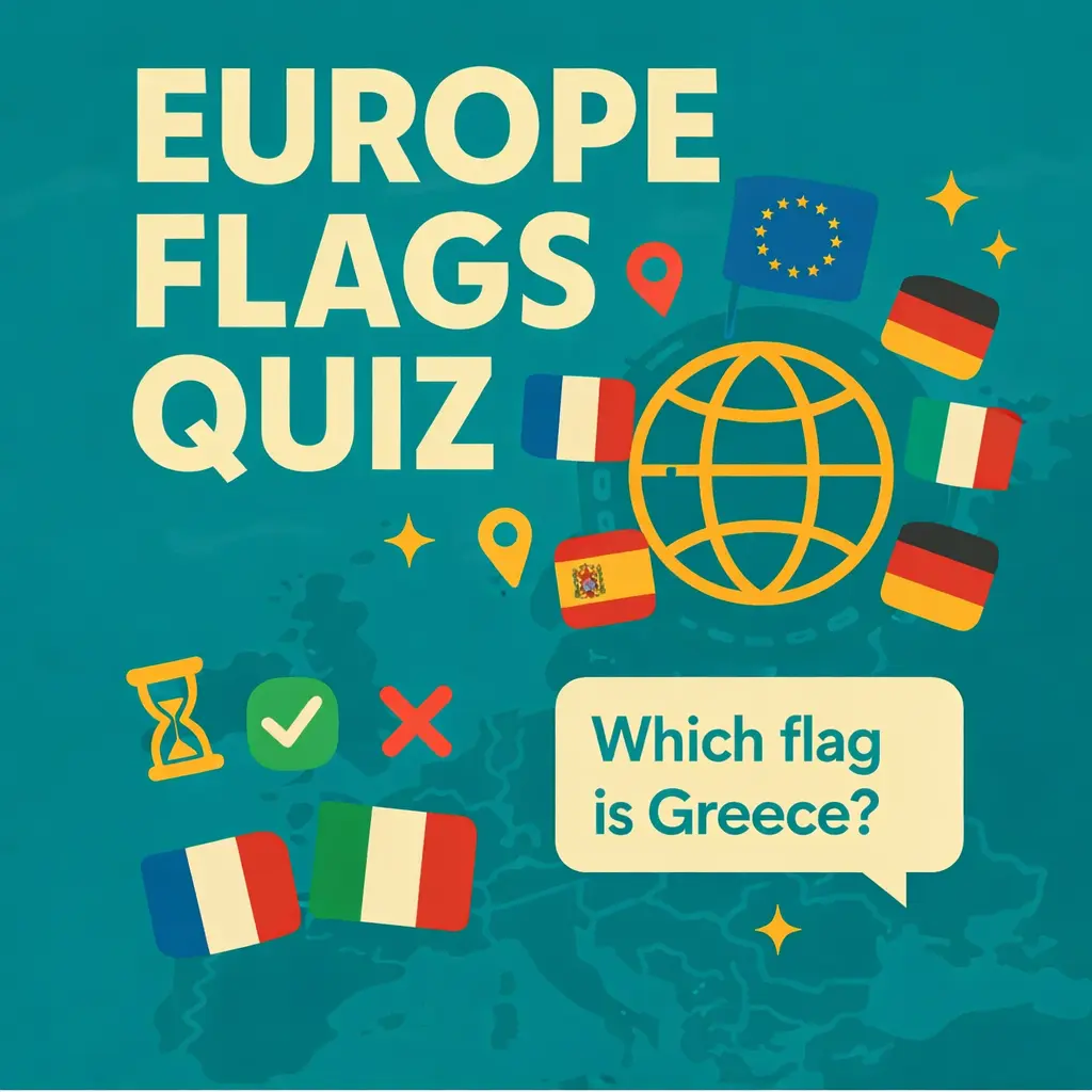 🇪🇺 Flagg i Europa Quiz