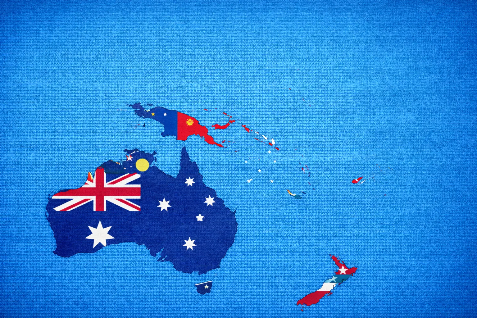 Oceania Flags Game