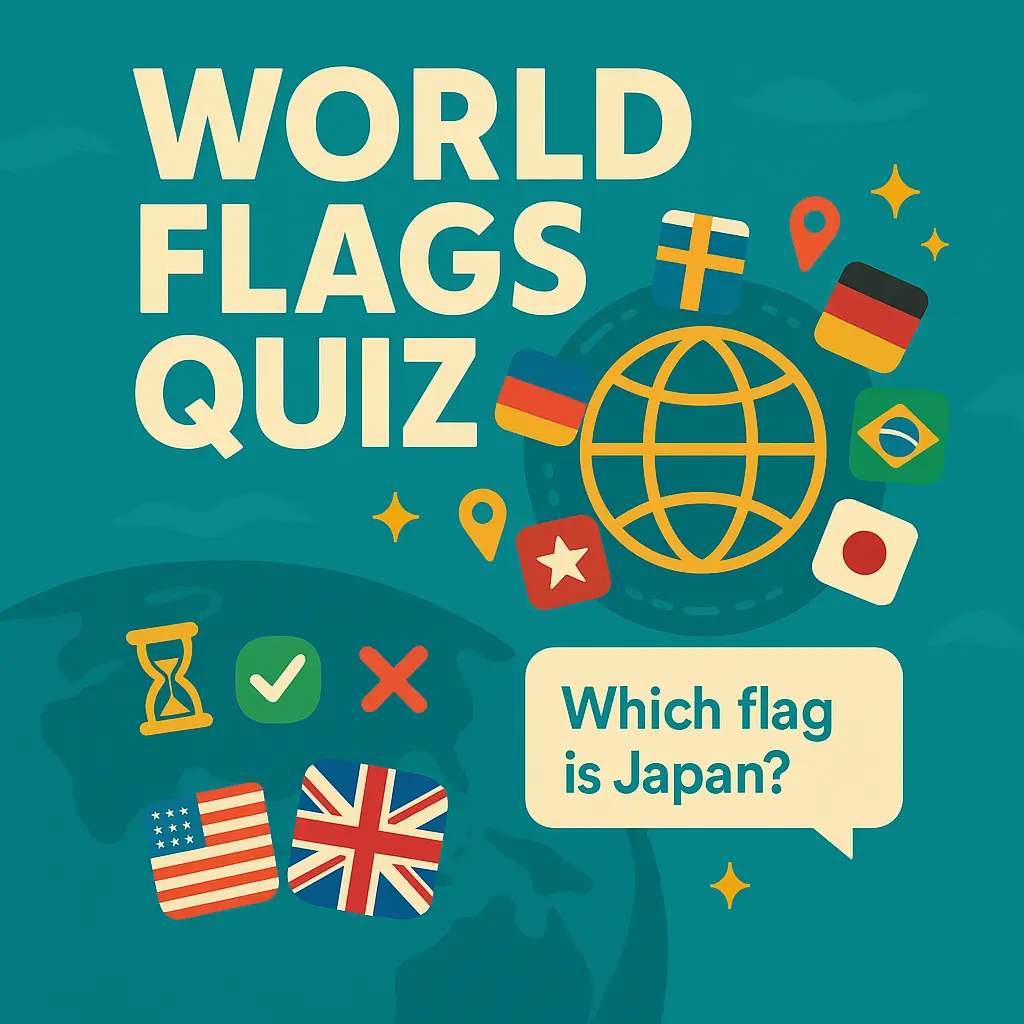 🌍 Verdens Flagg Quiz!
