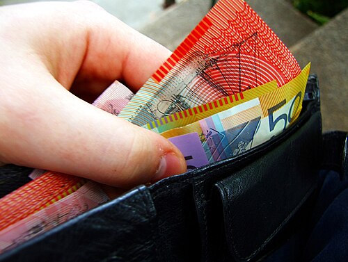 Australian dollar (AUD) banknote
