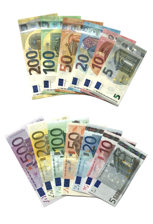 Euro (EUR) banknote