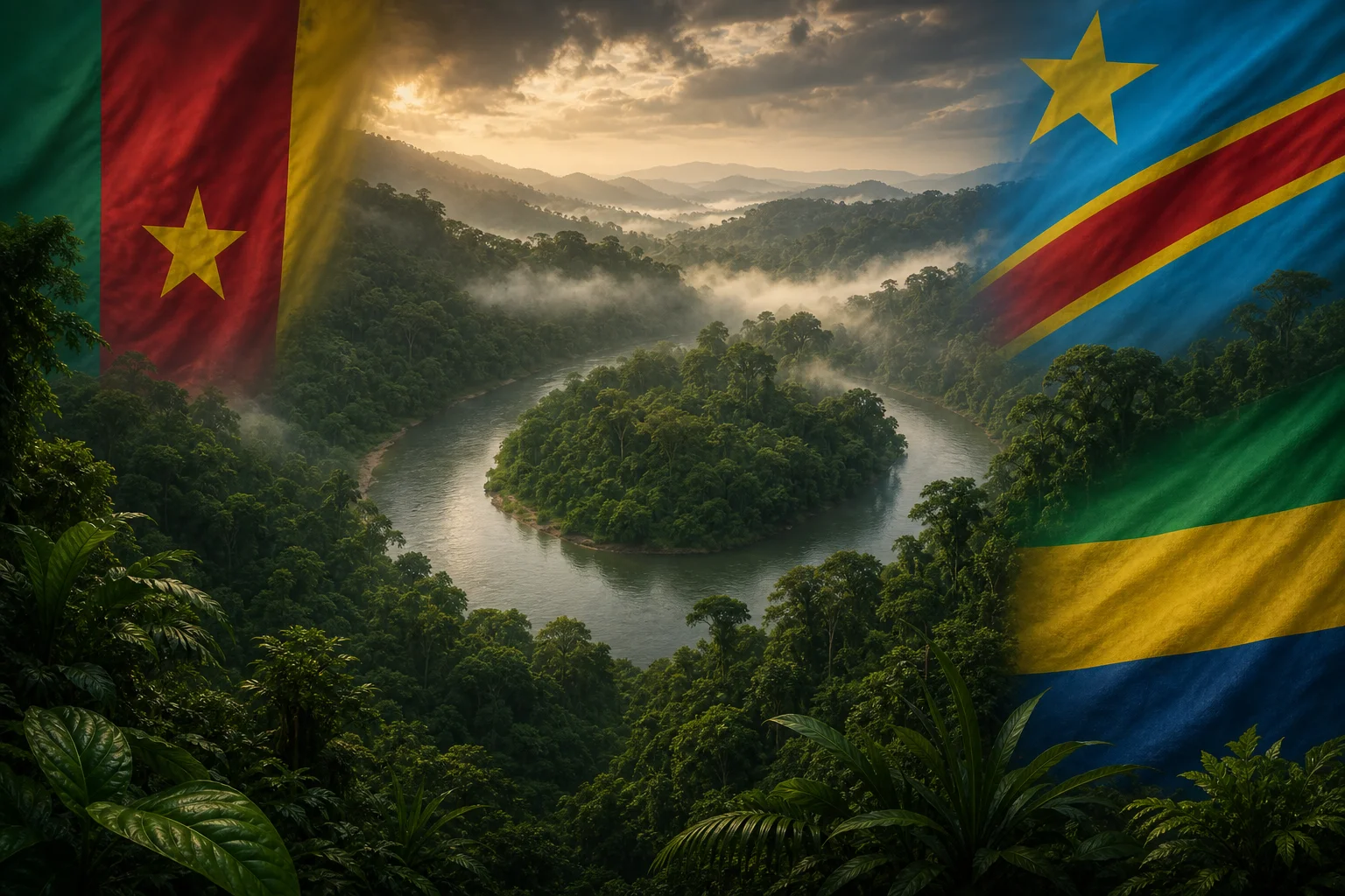 Vista previa de ilustración para Banderas de África central – GeoFunGames Learn
