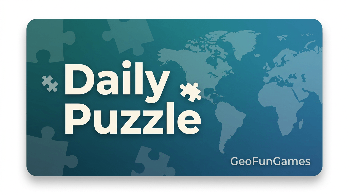 Puzzle diario de GeoFunGames: nuevo puzzle cada día (UTC), clasificación mundial
