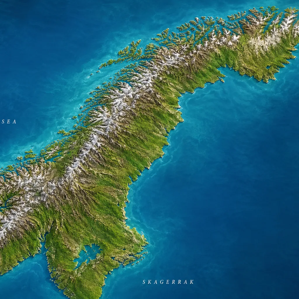 Norgeskart